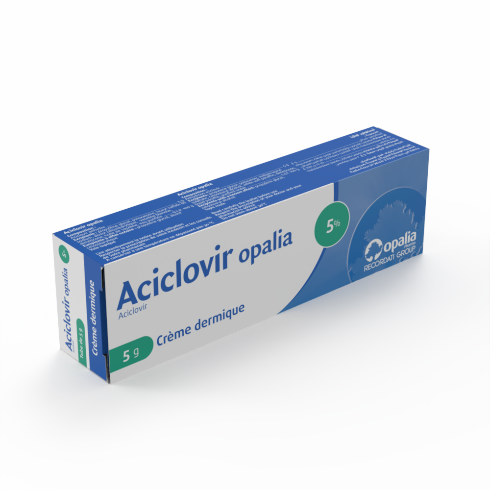 ACICLOVIR OPALIA 5% Dermal cream Tube of 5g
